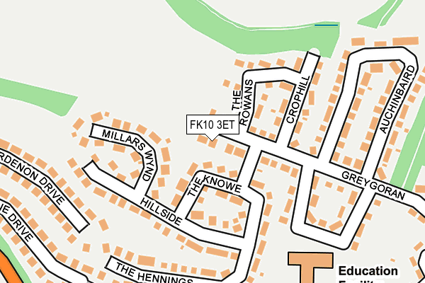 FK10 3ET map - OS OpenMap – Local (Ordnance Survey) FK10 3ET map - OS OpenMap – Local (Ordnance Survey)