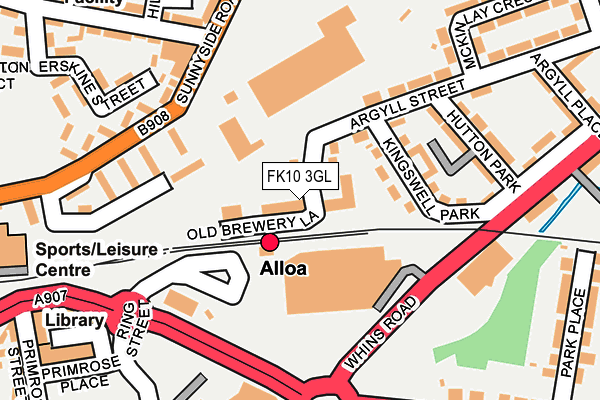 FK10 3GL map - OS OpenMap – Local (Ordnance Survey) FK10 3GL map - OS OpenMap – Local (Ordnance Survey)