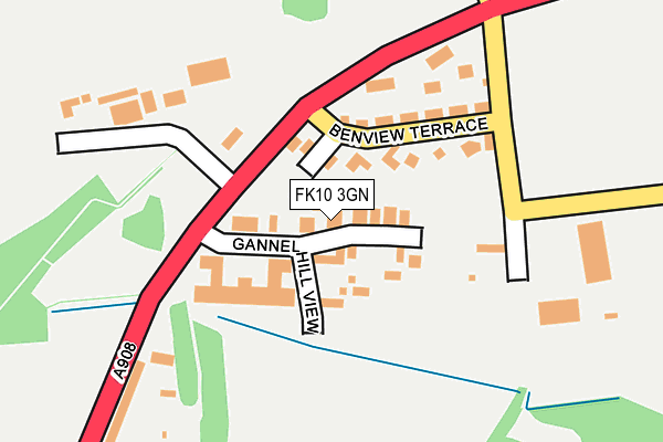 FK10 3GN map - OS OpenMap – Local (Ordnance Survey) FK10 3GN map - OS OpenMap – Local (Ordnance Survey)