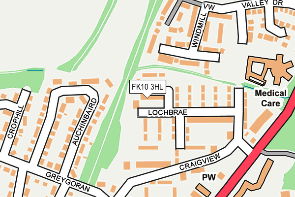 FK10 3HL map - OS OpenMap – Local (Ordnance Survey) FK10 3HL map - OS OpenMap – Local (Ordnance Survey)