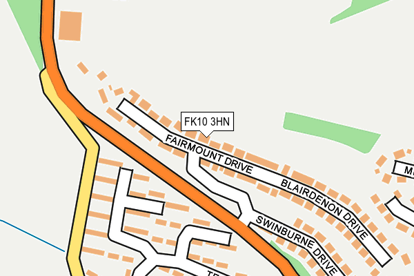 FK10 3HN map - OS OpenMap – Local (Ordnance Survey) FK10 3HN map - OS OpenMap – Local (Ordnance Survey)