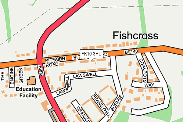 FK10 3HU map - OS OpenMap – Local (Ordnance Survey) FK10 3HU map - OS OpenMap – Local (Ordnance Survey)