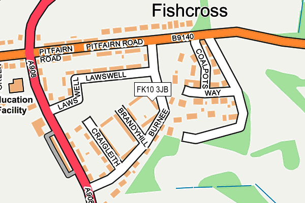 FK10 3JB map - OS OpenMap – Local (Ordnance Survey) FK10 3JB map - OS OpenMap – Local (Ordnance Survey)