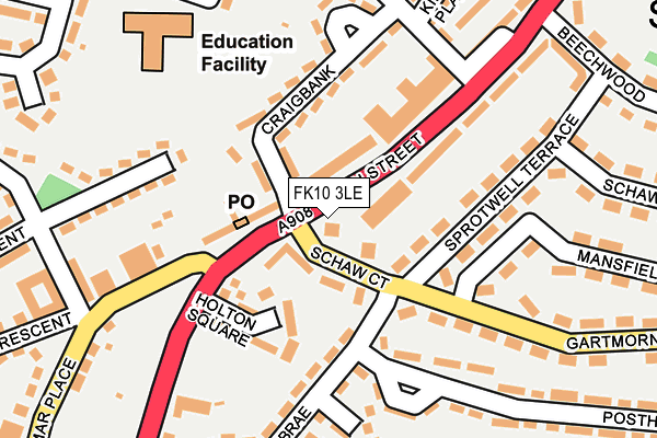 FK10 3LE map - OS OpenMap – Local (Ordnance Survey) FK10 3LE map - OS OpenMap – Local (Ordnance Survey)