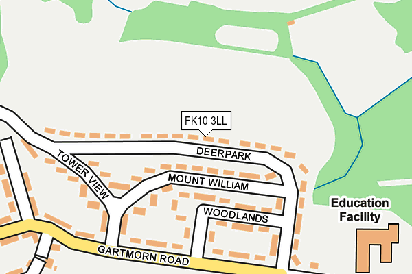 FK10 3LL map - OS OpenMap – Local (Ordnance Survey) FK10 3LL map - OS OpenMap – Local (Ordnance Survey)