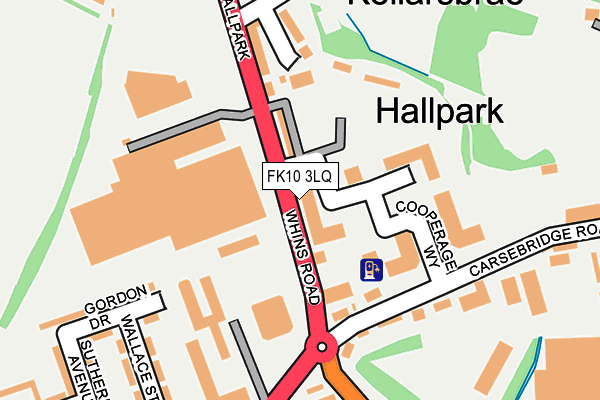 FK10 3LQ map - OS OpenMap – Local (Ordnance Survey) FK10 3LQ map - OS OpenMap – Local (Ordnance Survey)