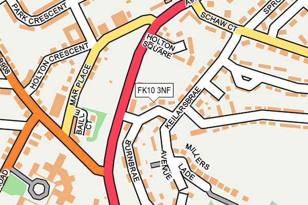 FK10 3NF map - OS OpenMap – Local (Ordnance Survey) FK10 3NF map - OS OpenMap – Local (Ordnance Survey)