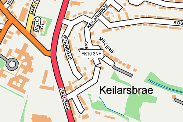 FK10 3NH map - OS OpenMap – Local (Ordnance Survey) FK10 3NH map - OS OpenMap – Local (Ordnance Survey)