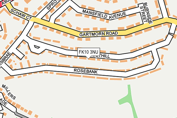FK10 3NU map - OS OpenMap – Local (Ordnance Survey) FK10 3NU map - OS OpenMap – Local (Ordnance Survey)