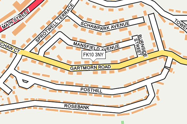 FK10 3NY map - OS OpenMap – Local (Ordnance Survey) FK10 3NY map - OS OpenMap – Local (Ordnance Survey)