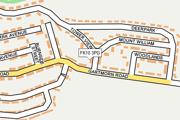 FK10 3PG map - OS OpenMap – Local (Ordnance Survey) FK10 3PG map - OS OpenMap – Local (Ordnance Survey)
