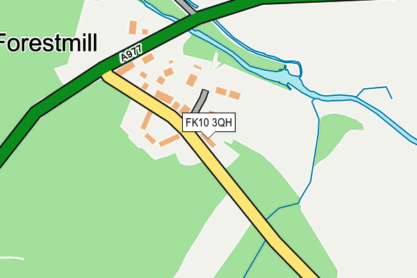 FK10 3QH map - OS OpenMap – Local (Ordnance Survey) FK10 3QH map - OS OpenMap – Local (Ordnance Survey)