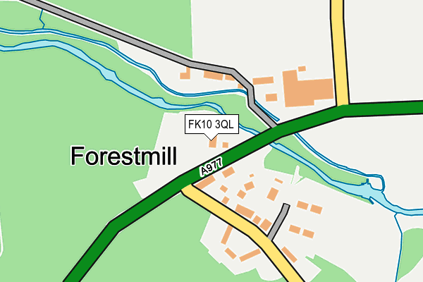 FK10 3QL map - OS OpenMap – Local (Ordnance Survey) FK10 3QL map - OS OpenMap – Local (Ordnance Survey)