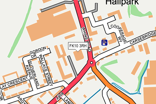 FK10 3RH map - OS OpenMap – Local (Ordnance Survey) FK10 3RH map - OS OpenMap – Local (Ordnance Survey)