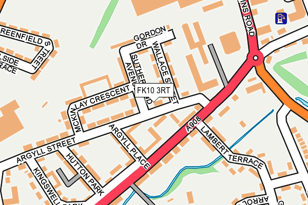 FK10 3RT map - OS OpenMap – Local (Ordnance Survey) FK10 3RT map - OS OpenMap – Local (Ordnance Survey)