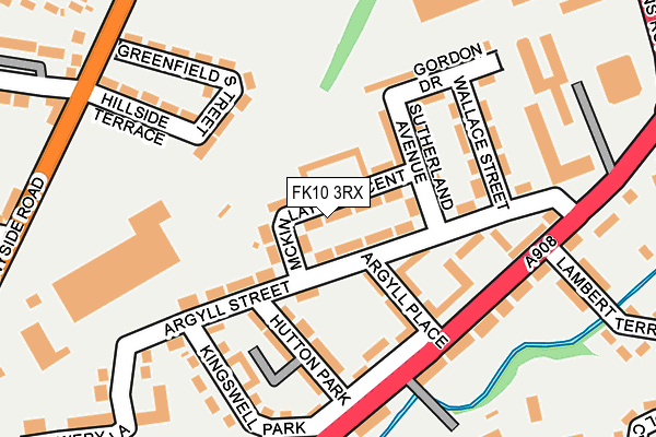 FK10 3RX map - OS OpenMap – Local (Ordnance Survey) FK10 3RX map - OS OpenMap – Local (Ordnance Survey)