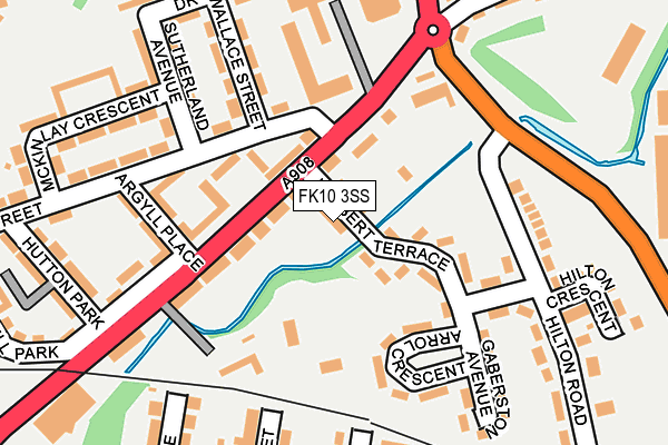 FK10 3SS map - OS OpenMap – Local (Ordnance Survey) FK10 3SS map - OS OpenMap – Local (Ordnance Survey)