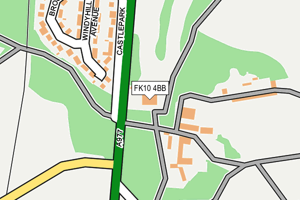 FK10 4BB map - OS OpenMap – Local (Ordnance Survey) FK10 4BB map - OS OpenMap – Local (Ordnance Survey)