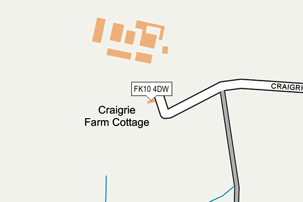 FK10 4DW map - OS OpenMap – Local (Ordnance Survey) FK10 4DW map - OS OpenMap – Local (Ordnance Survey)