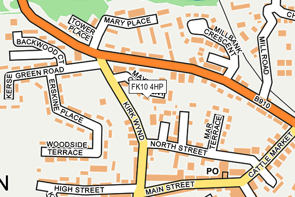 FK10 4HP map - OS OpenMap – Local (Ordnance Survey) FK10 4HP map - OS OpenMap – Local (Ordnance Survey)