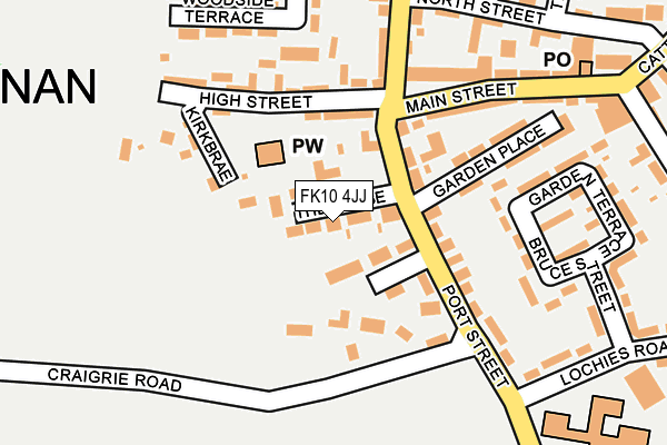 FK10 4JJ map - OS OpenMap – Local (Ordnance Survey) FK10 4JJ map - OS OpenMap – Local (Ordnance Survey)