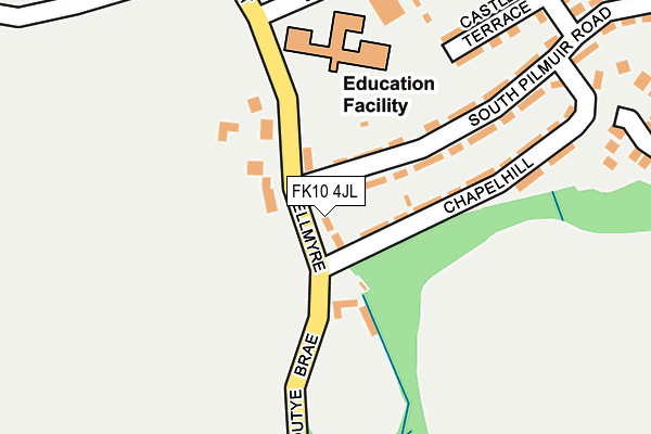 FK10 4JL map - OS OpenMap – Local (Ordnance Survey) FK10 4JL map - OS OpenMap – Local (Ordnance Survey)