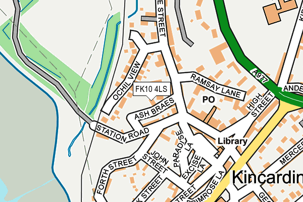 FK10 4LS map - OS OpenMap – Local (Ordnance Survey) FK10 4LS map - OS OpenMap – Local (Ordnance Survey)
