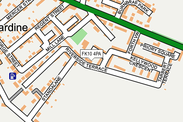 FK10 4PA map - OS OpenMap – Local (Ordnance Survey) FK10 4PA map - OS OpenMap – Local (Ordnance Survey)