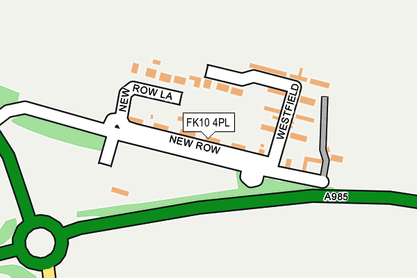 FK10 4PL map - OS OpenMap – Local (Ordnance Survey) FK10 4PL map - OS OpenMap – Local (Ordnance Survey)