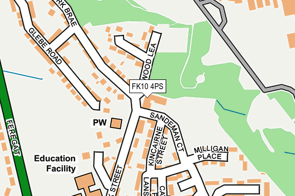 FK10 4PS map - OS OpenMap – Local (Ordnance Survey) FK10 4PS map - OS OpenMap – Local (Ordnance Survey)