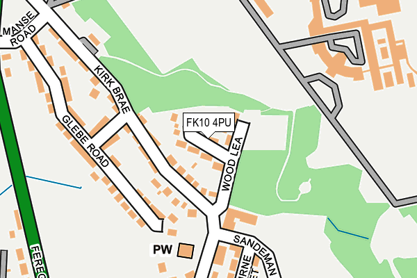 FK10 4PU map - OS OpenMap – Local (Ordnance Survey) FK10 4PU map - OS OpenMap – Local (Ordnance Survey)