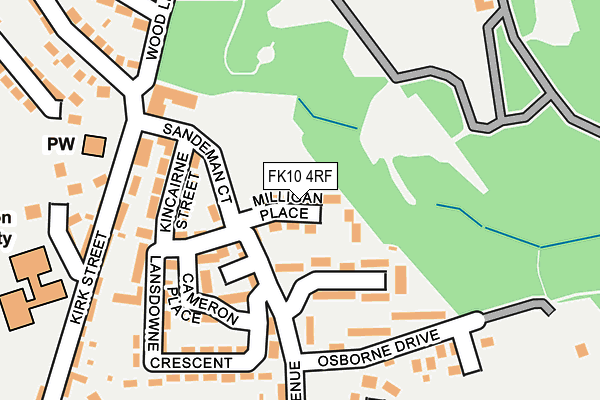 FK10 4RF map - OS OpenMap – Local (Ordnance Survey) FK10 4RF map - OS OpenMap – Local (Ordnance Survey)