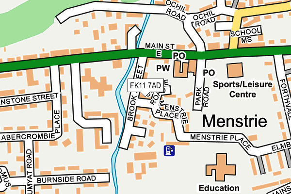 FK11 7AD map - OS OpenMap – Local (Ordnance Survey) FK11 7AD map - OS OpenMap – Local (Ordnance Survey)