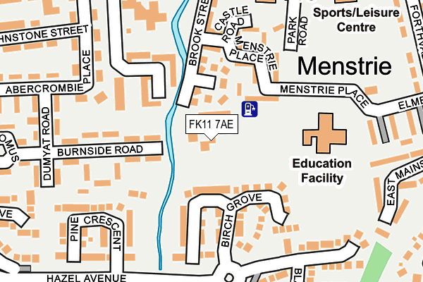 FK11 7AE map - OS OpenMap – Local (Ordnance Survey) FK11 7AE map - OS OpenMap – Local (Ordnance Survey)