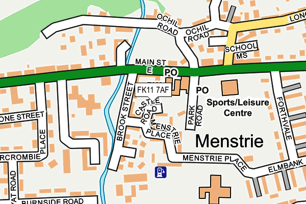 FK11 7AF map - OS OpenMap – Local (Ordnance Survey) FK11 7AF map - OS OpenMap – Local (Ordnance Survey)