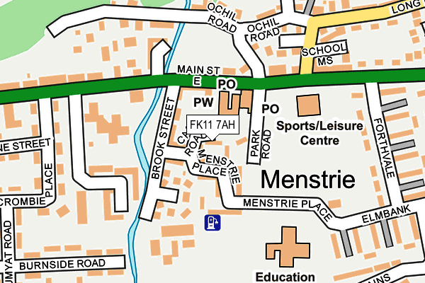 FK11 7AH map - OS OpenMap – Local (Ordnance Survey) FK11 7AH map - OS OpenMap – Local (Ordnance Survey)