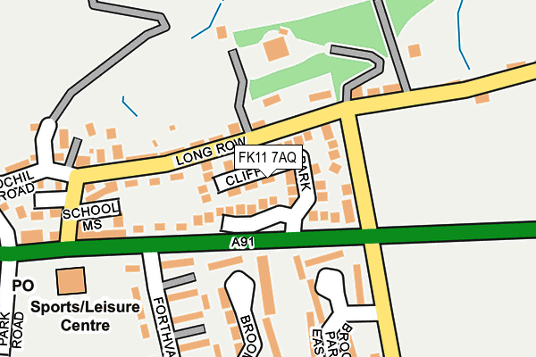 FK11 7AQ map - OS OpenMap – Local (Ordnance Survey) FK11 7AQ map - OS OpenMap – Local (Ordnance Survey)