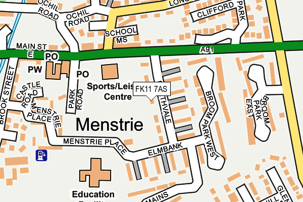 FK11 7AS map - OS OpenMap – Local (Ordnance Survey) FK11 7AS map - OS OpenMap – Local (Ordnance Survey)