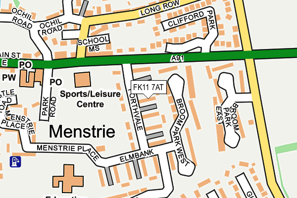 FK11 7AT map - OS OpenMap – Local (Ordnance Survey) FK11 7AT map - OS OpenMap – Local (Ordnance Survey)