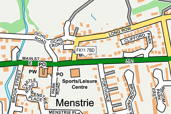 FK11 7BD map - OS OpenMap – Local (Ordnance Survey) FK11 7BD map - OS OpenMap – Local (Ordnance Survey)