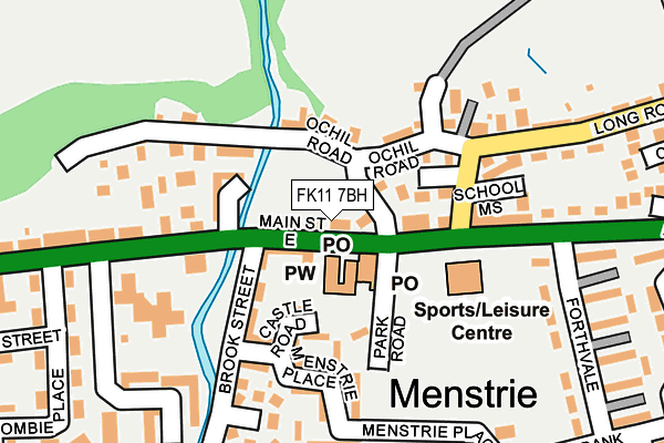 FK11 7BH map - OS OpenMap – Local (Ordnance Survey) FK11 7BH map - OS OpenMap – Local (Ordnance Survey)