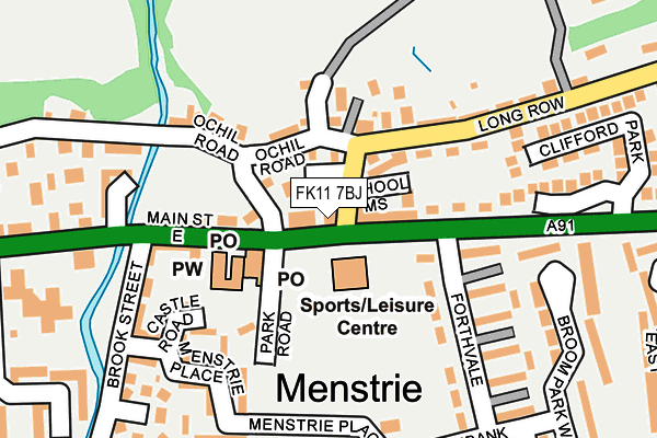 FK11 7BJ map - OS OpenMap – Local (Ordnance Survey) FK11 7BJ map - OS OpenMap – Local (Ordnance Survey)