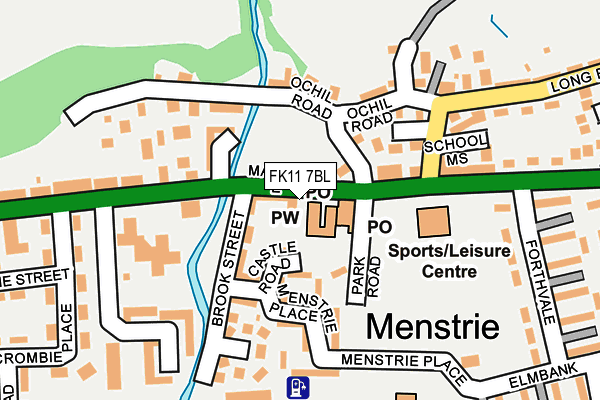 FK11 7BL map - OS OpenMap – Local (Ordnance Survey) FK11 7BL map - OS OpenMap – Local (Ordnance Survey)