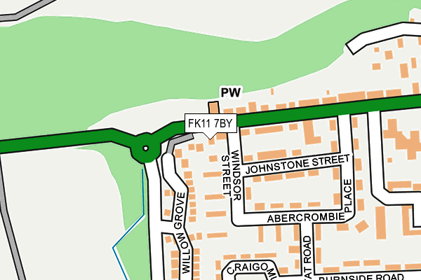 FK11 7BY map - OS OpenMap – Local (Ordnance Survey) FK11 7BY map - OS OpenMap – Local (Ordnance Survey)