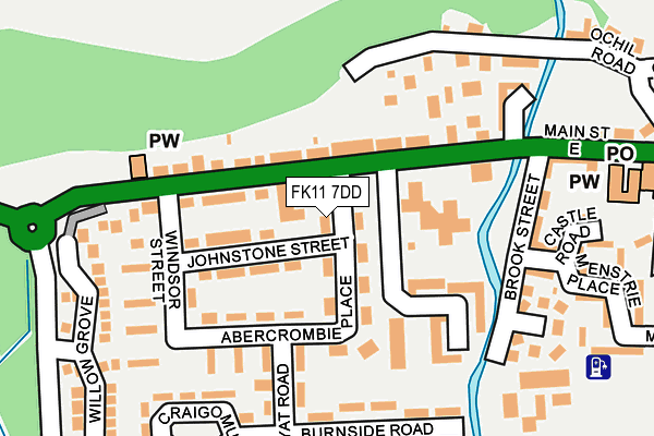 FK11 7DD map - OS OpenMap – Local (Ordnance Survey) FK11 7DD map - OS OpenMap – Local (Ordnance Survey)