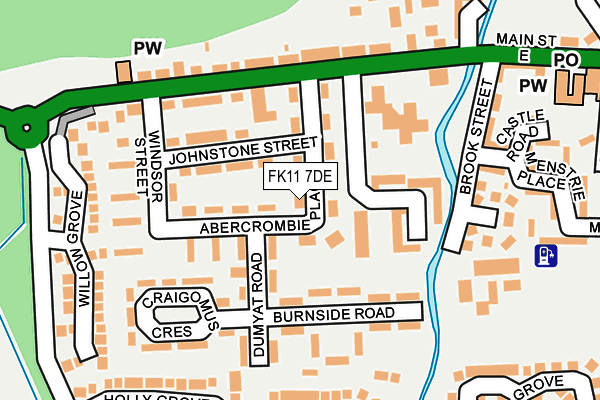 FK11 7DE map - OS OpenMap – Local (Ordnance Survey) FK11 7DE map - OS OpenMap – Local (Ordnance Survey)