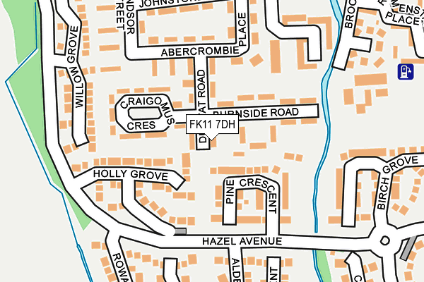 FK11 7DH map - OS OpenMap – Local (Ordnance Survey) FK11 7DH map - OS OpenMap – Local (Ordnance Survey)