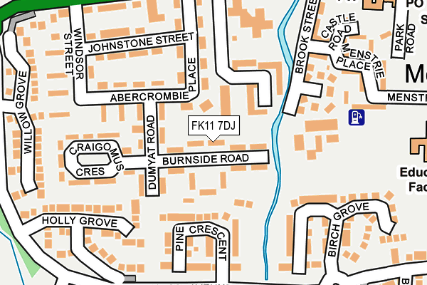 FK11 7DJ map - OS OpenMap – Local (Ordnance Survey) FK11 7DJ map - OS OpenMap – Local (Ordnance Survey)