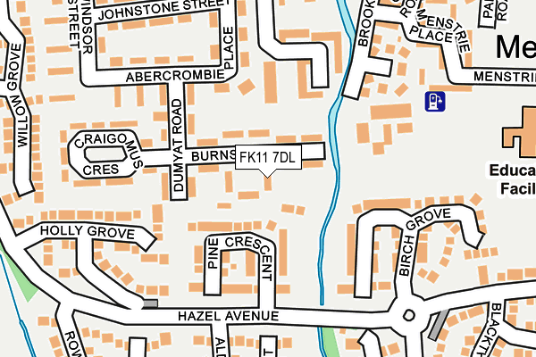 FK11 7DL map - OS OpenMap – Local (Ordnance Survey) FK11 7DL map - OS OpenMap – Local (Ordnance Survey)