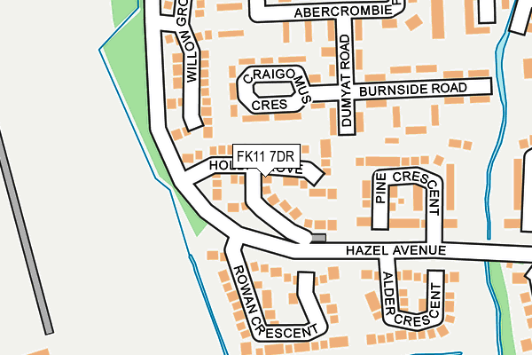 FK11 7DR map - OS OpenMap – Local (Ordnance Survey) FK11 7DR map - OS OpenMap – Local (Ordnance Survey)